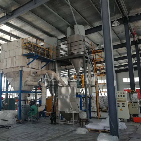 揚州某硅材料公司 上線白炭黑超細加工設(shè)備S-MQW